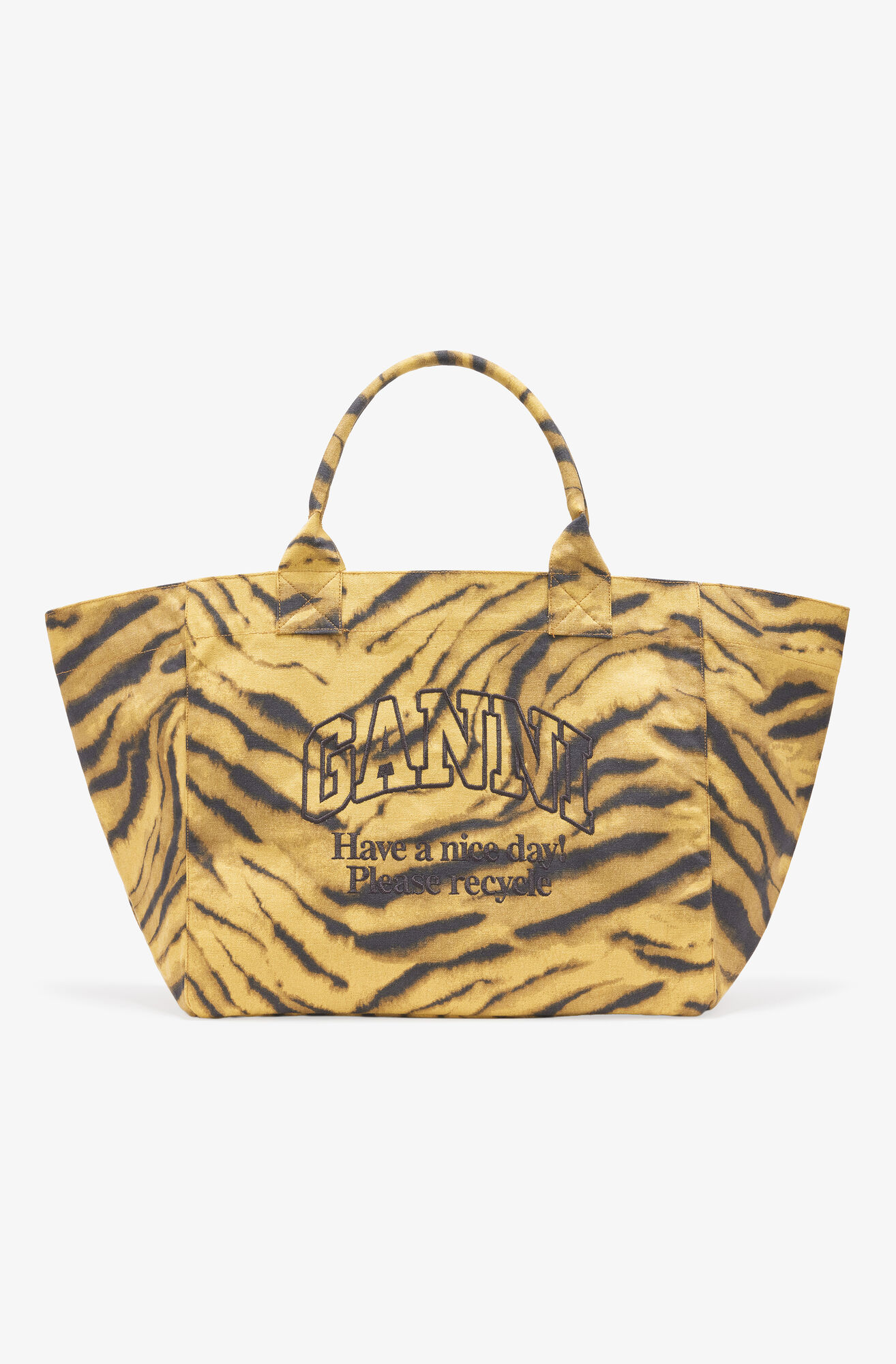Bolso XXL con estampado de cebra